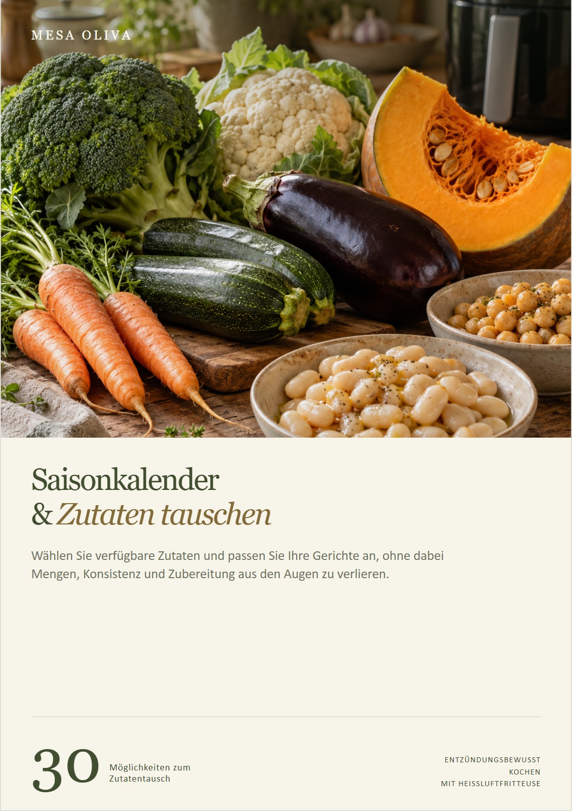 Cover des PDFs Saisonkalender & Zutaten tauschen